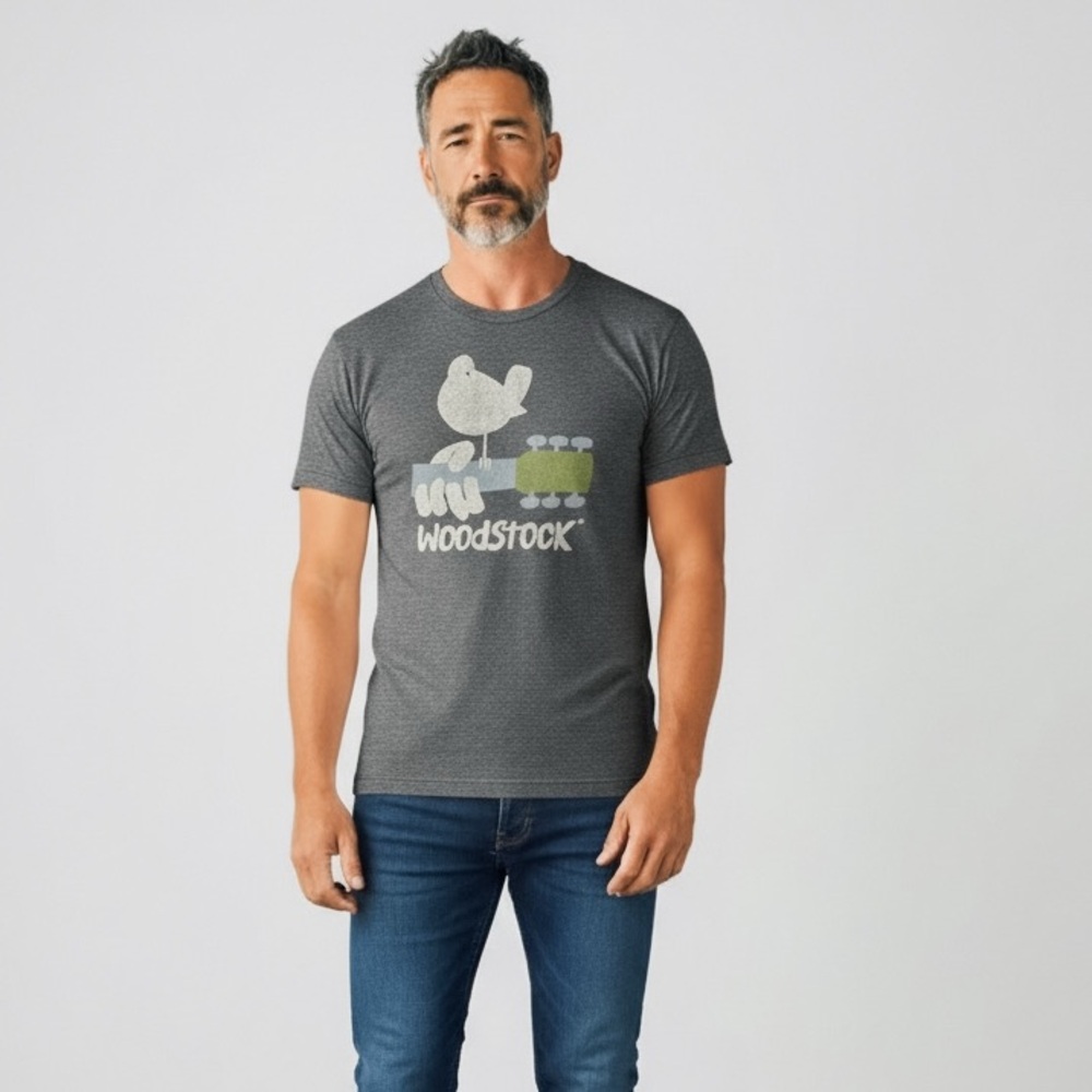 Woodstock Dark Gray Graphic Tee